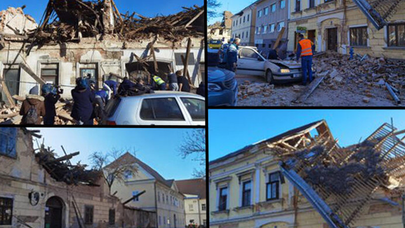 Hırvatistan'da büyük deprem