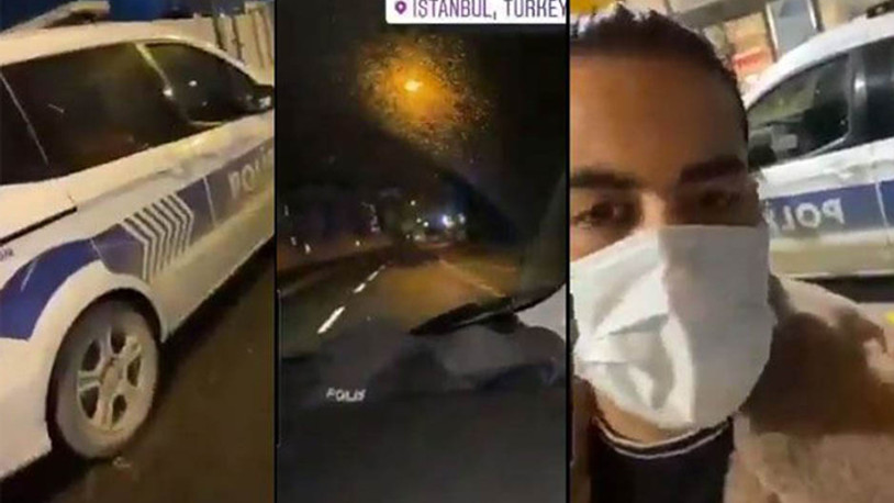 İranlı turist polis aracıyla İstanbul’da turladı