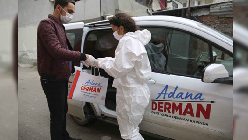 Koronavirüs testi pozitif çıkan ihtiyaç sahibi vatandaşlara kahvaltı ve sıcak yemek desteği