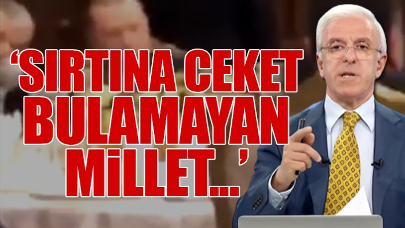 Usta gazeteci, Irak Başbakanı'na Saray'da kurulan sofrayı Erdoğan'ın sözleriyle eleştirdi