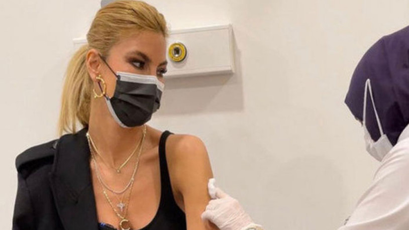 Canlı yayında koronavirüs aşısı olan Çağla Şıkel test yaptırdı