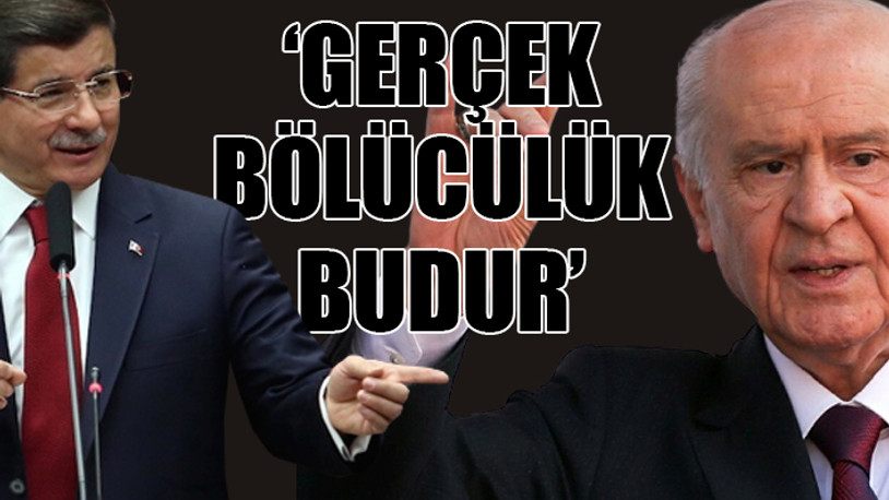 Davutoğlu'ndan Bahçeli'ye 'Serok Ahmet' tepkisi