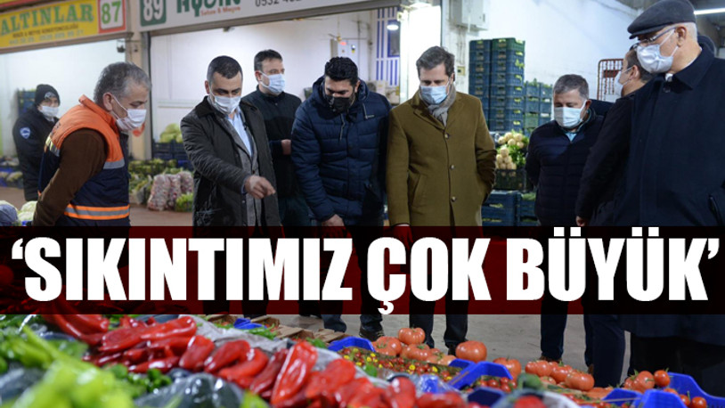 Esnaf CHP’lilere derdini anlattı