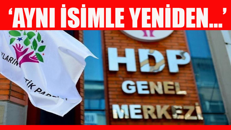 "HDP'yi kapatmak yasal olarak mümkün değil"
