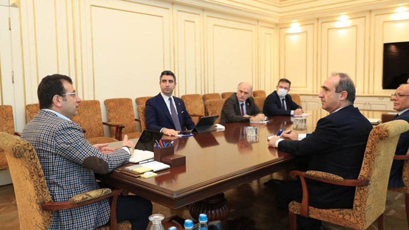 İBB Başkanı Ekrem İmamoğlu ve Başkan Gökhan Yüksel’den değerlendirme toplantısı