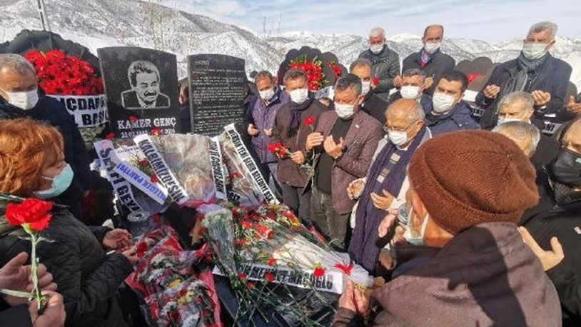 Kamer Genç, memleketi Tunceli'de mezarı başında anıldı