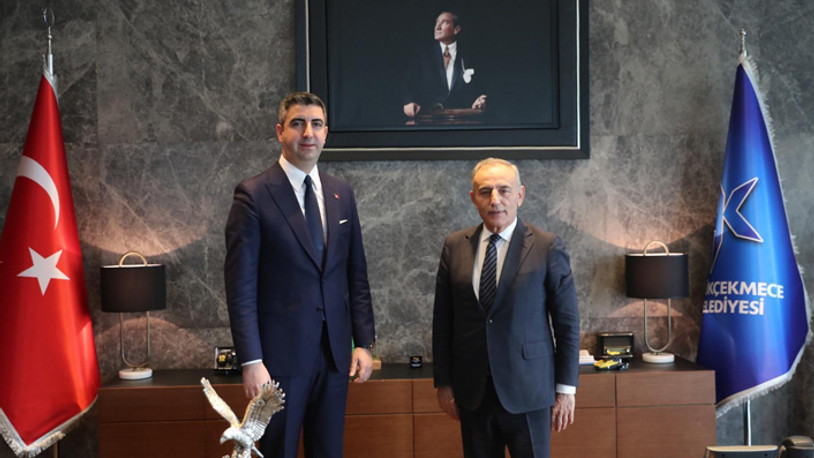 Kartal Belediye Başkanı Gökhan Yüksel'den Küçükçekmece Belediye Başkanı Kemal Çebi'ye ziyaret