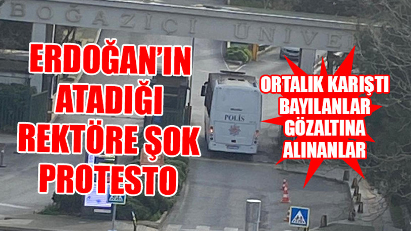 Polis Boğaziçi Üniversitesi'ne girdi