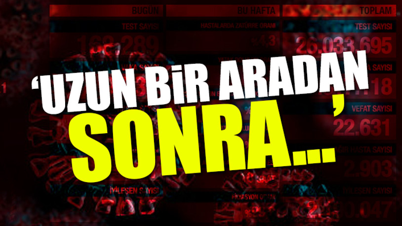 Türkiye'nin son koronavirüs tablosu açıklandı