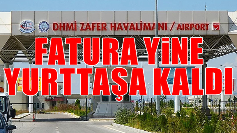1,2 milyon yolcu garantisi verilen Zafer Havalimanı'nı sadece 7235 kişi kullandı