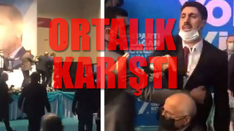 AKP'de tekmeli, yumruklu kavga