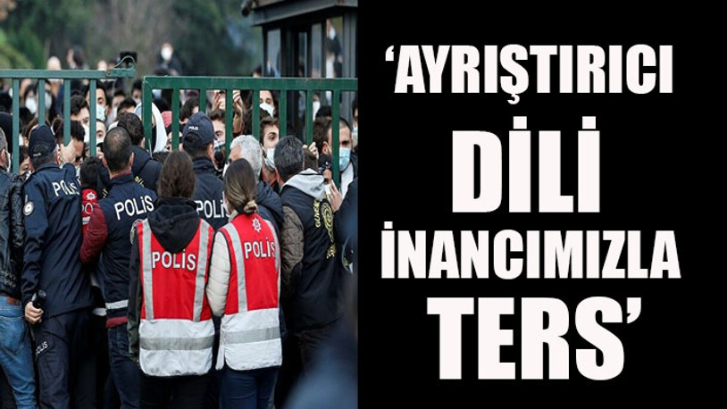 Boğaziçili 'Müslüman öğrencilerden' Melih Bulu açıklaması