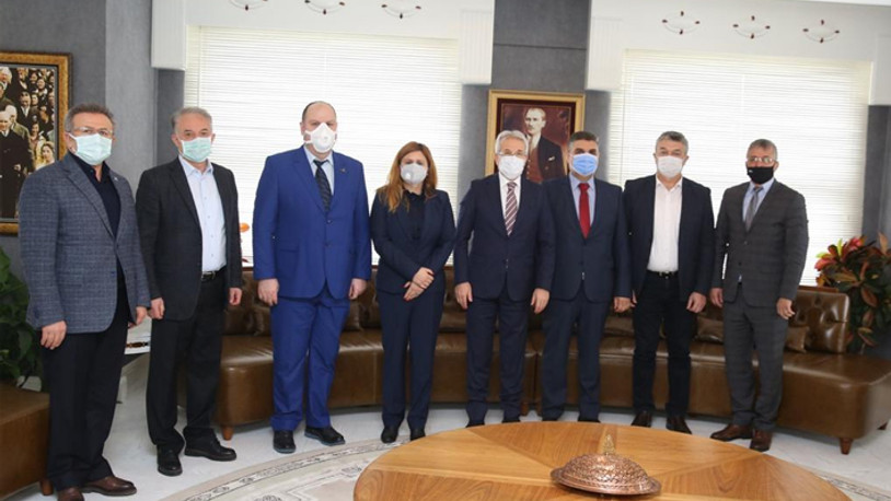 Bulgaristan Hak ve Özgürlükler Hareketi’nden Başkan Erdem’e ziyaret