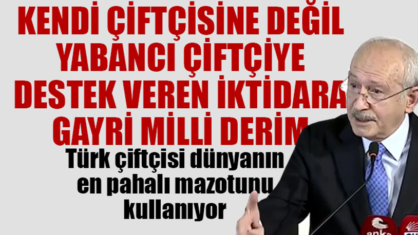 Kılıçdaroğlu: Türkiye ekonomik olarak bağımsızlığını kaybetmiş durumda