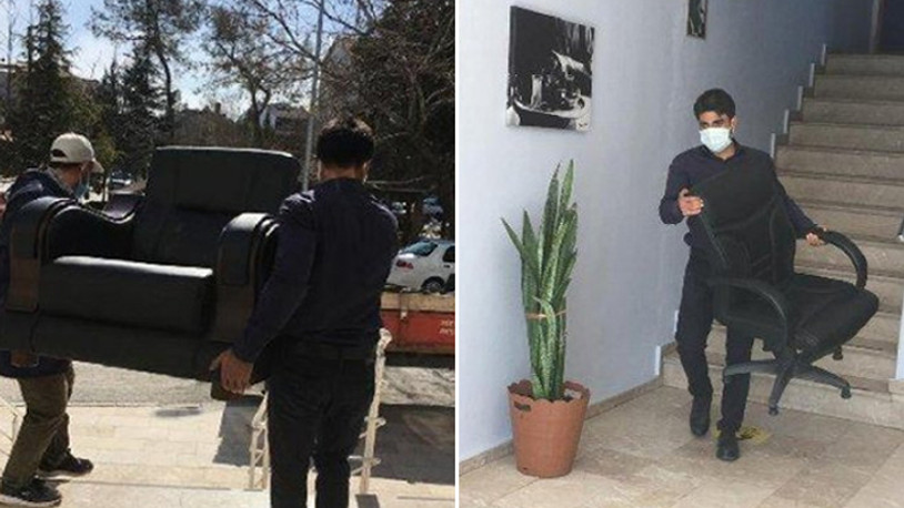 AKP döneminden kalan tazminat cezası nedeniyle CHP’li başkanın odası haczedildi