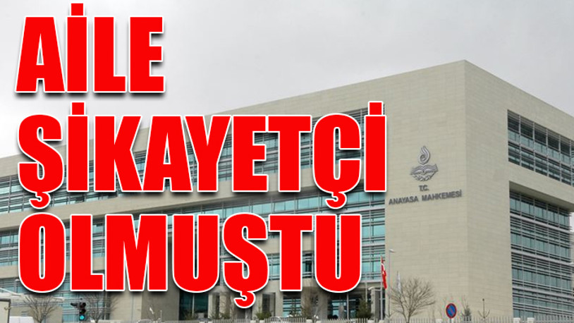 AYM'den öğrenciyi intihara sürükleyen öğretmen hakkında karar