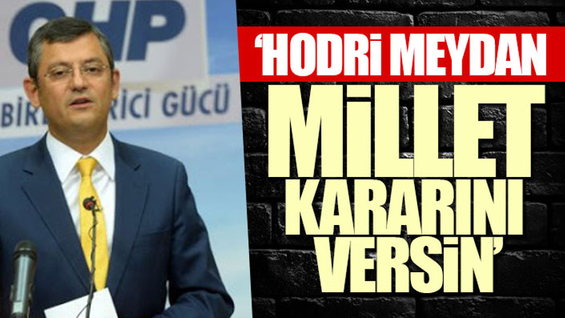 CHP'den erken seçim çağrısı