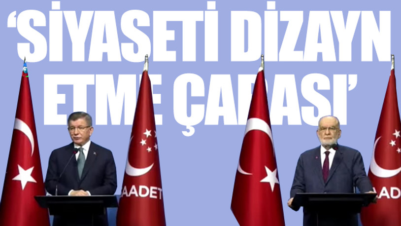 Davutoğlu ve Karamollaoğlu'ndan 'fezleke' açıklaması