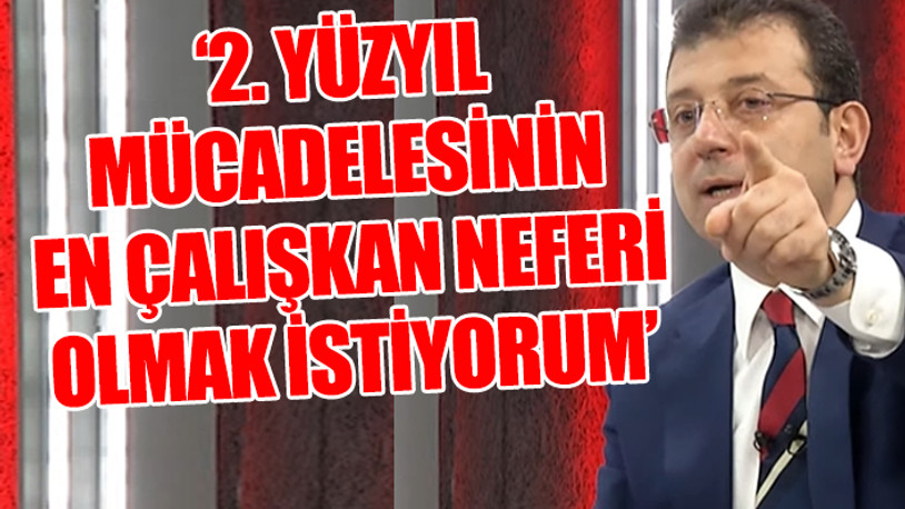 Ekrem İmamoğlu'na canlı yayında, 'Cumhurbaşkanlığı adaylığı' sorusu
