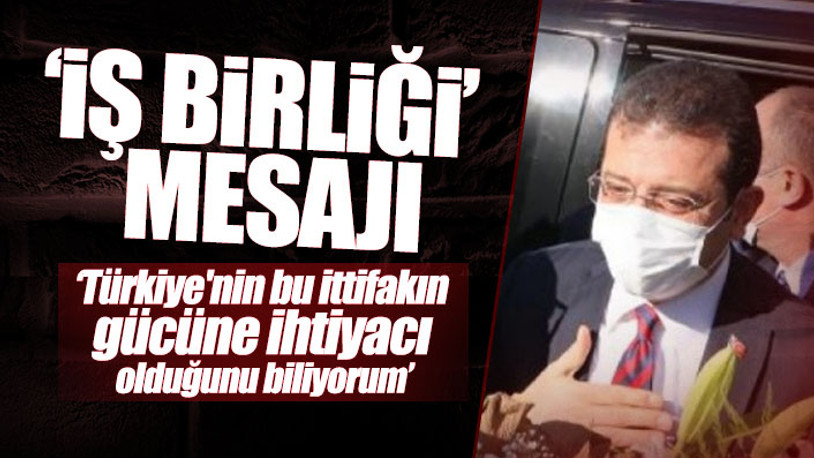 Ekrem İmamoğlu: Türkiye'nin her konusuna yerel yönetimler muhataptır