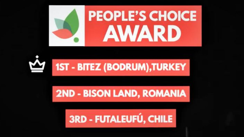 Green Destinations halk oylamasında birincilik ödülü Bitez'in oldu