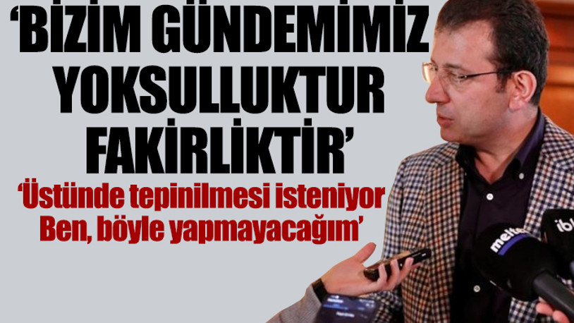 Hakkında 2 yıl hapis cezası talep edilen İmamoğlu konuştu...