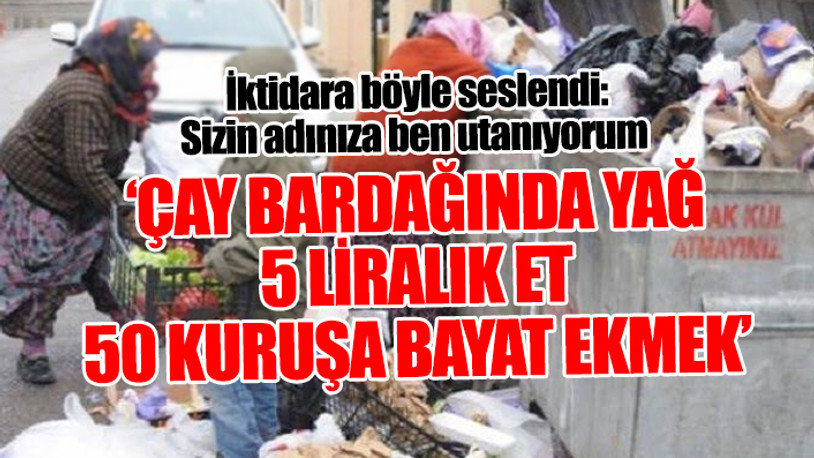 Meclis kürsüsünden yurttaşın yaşadığı geçim sıkıntısını anlattı