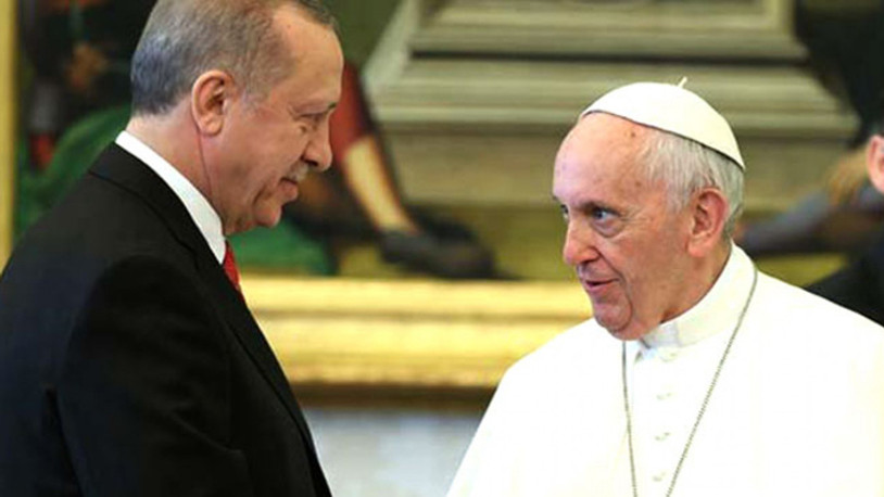 Papa'dan Erdoğan'a telgraf