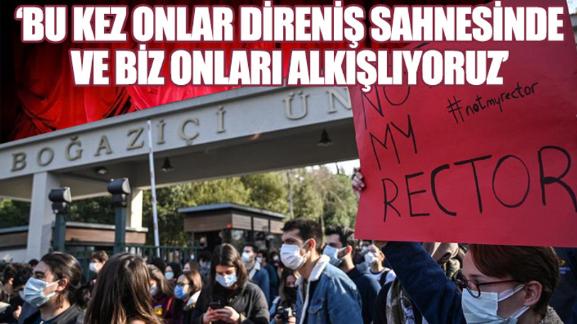 Sanatçılardan Boğaziçi Üniversitesi öğrencilerinin 'direnişine' destek