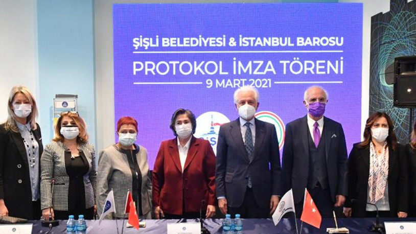 Şişli Belediyesi İstanbul barosu kadın hakları ile merkezi ile protokol imzaladı