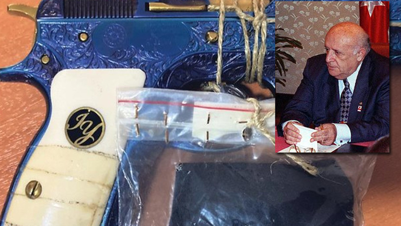 Süleyman Demirel’in tabancası FETÖ sanığının şirketinde çıktı