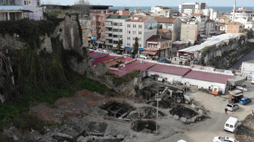 Tarihi kalıntıların çıktığı otopark açık hava müzesine dönüştürülecek