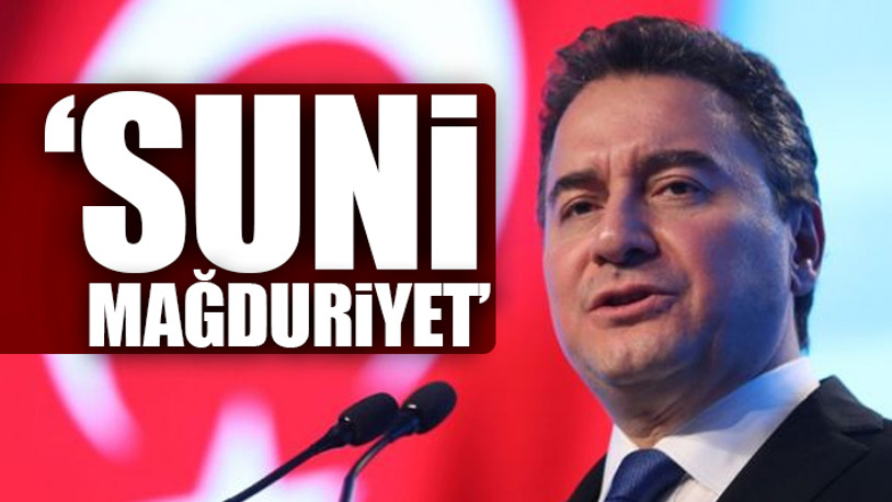 Ali Babacan’dan bildiri tepkisi