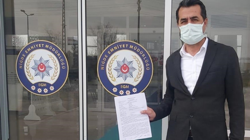 CHP İl Başkanı afişler nedeniyle, 'Cumhurbaşkanına hakaretten' ifade verdi