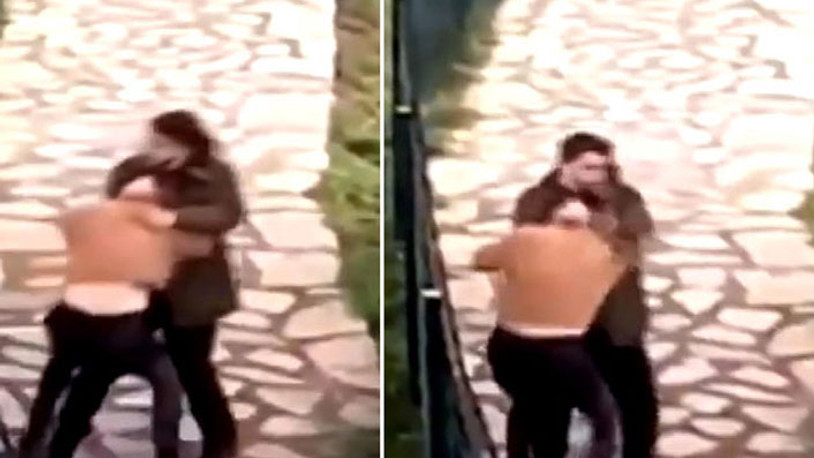 Cihangir'de görüntülerine tepki yağan kadına saldırının şüphelisi yakalandı