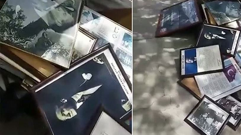 Çöpte Atatürk posterleri bulunmuştu: O Okul müdürü yeniden görevine döndü