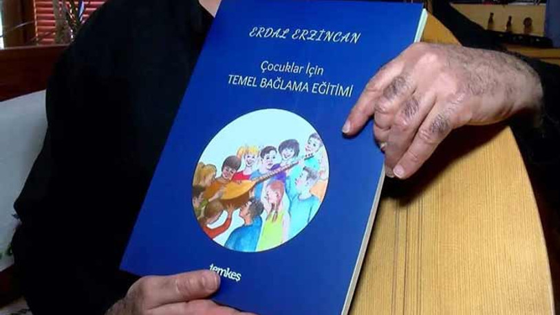 Erdal Erzincan'dan 'Çocuklar için Temel Bağlama Eğitimi' kitabı