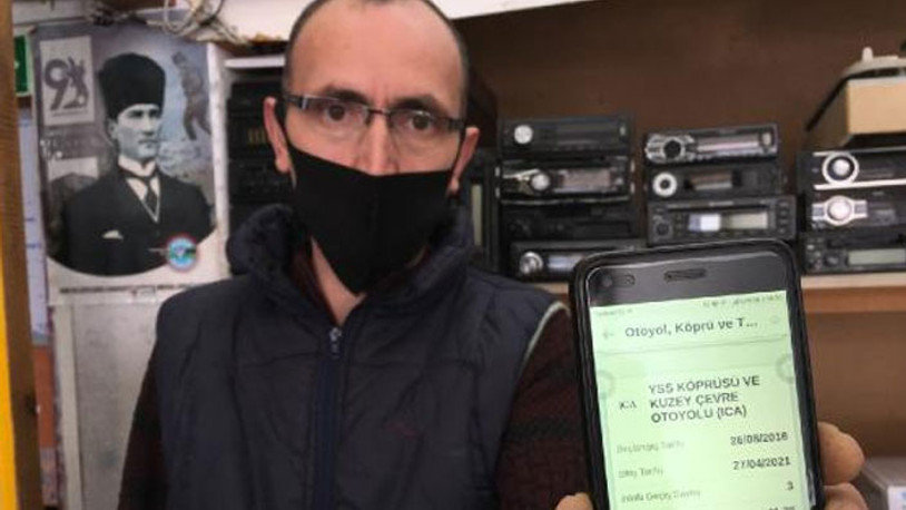 Geçmediği köprüde 3 kere ceza yemişti: Yanıt geldi