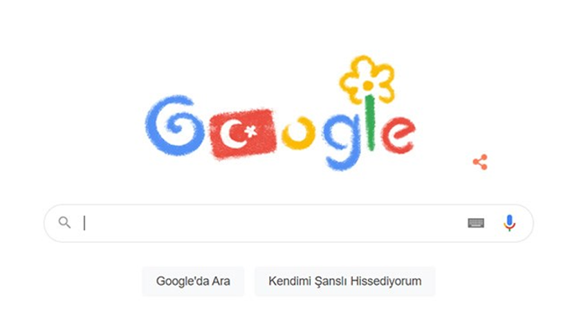 Google'dan 23 Nisan'a özel doodle