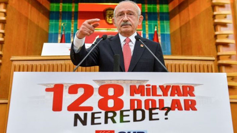 Kılıçdaroğlu'ndan '128 milyar dolar nerede?' kapağı