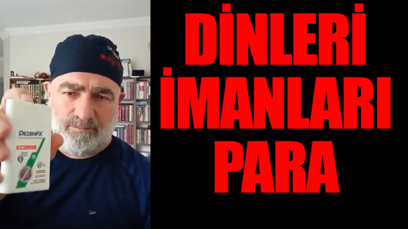 Menzilci doktor internet üzerinden 'faizle' dezenfektan satışına başladı