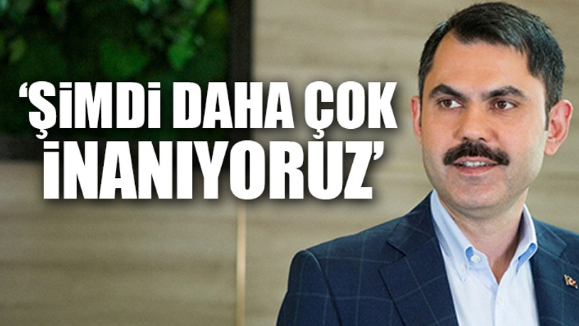 Murat Kurum bildiriyi Kanal İstanbul'a bağladı