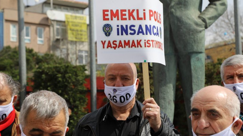Polis emeklilerinden hükümete 3600 ek gösterge mesajı
