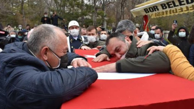 Şehit Uzman Çavuş Erkan Erdem, son yolculuğuna uğurlandı