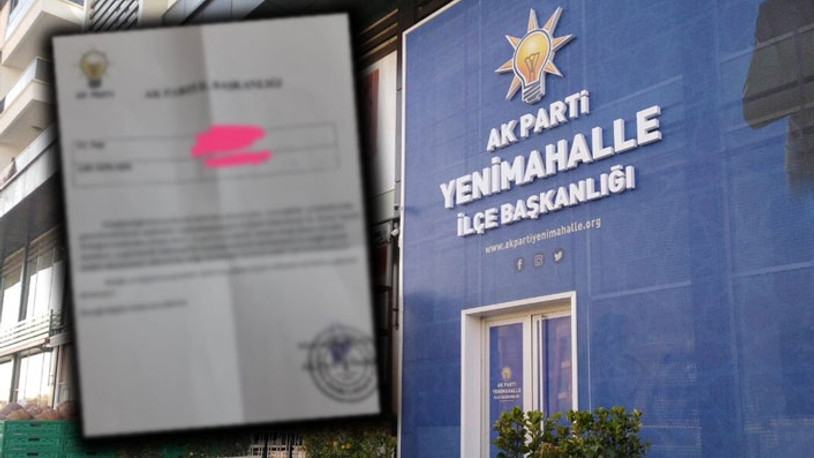 'Yenimahalle'nin AKP'li İlçe Başkanlığı üyelerine izin belgesi dağıtıyor' iddiası