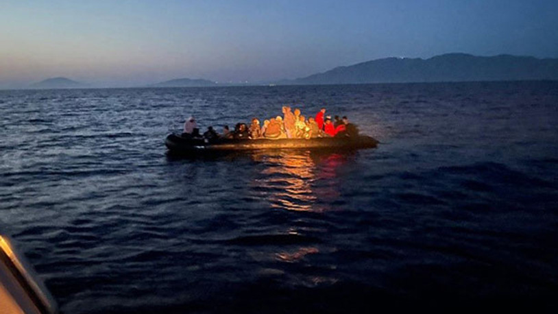 Bodrum'da 27 kaçak göçmen kurtarıldı