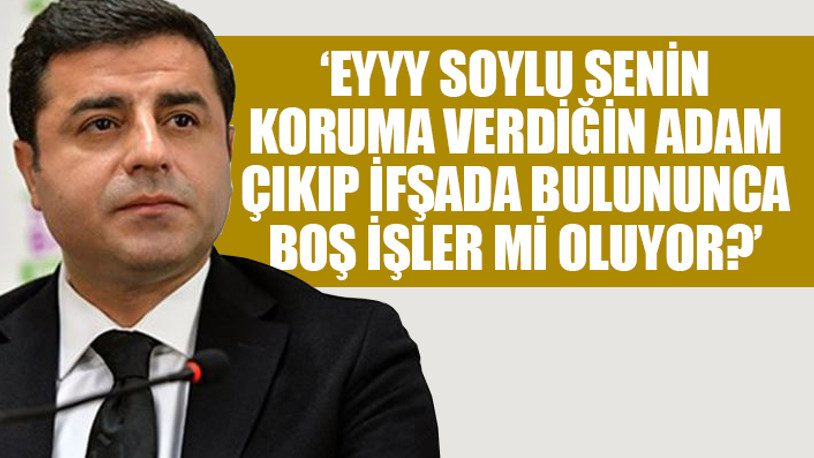 Demirtaş: Bütün muhalefet liderlerini içeriye atsanız yine seçimi kaybedeceksiniz