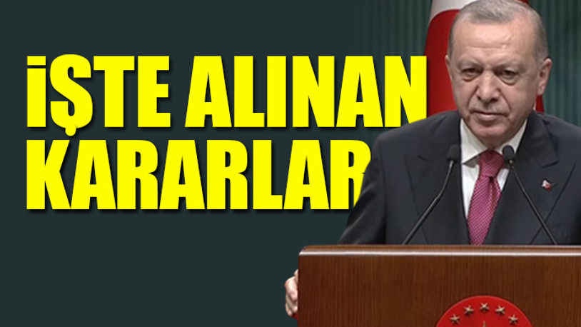 Erdoğan, 'kademeli normalleşme' takvimini açıkladı