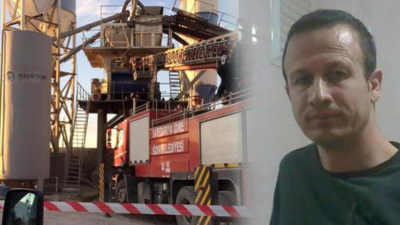 İçini temizlediği beton mikseri çalıştırılınca İşçi Mehmet Erdem yaşamını yitirdi