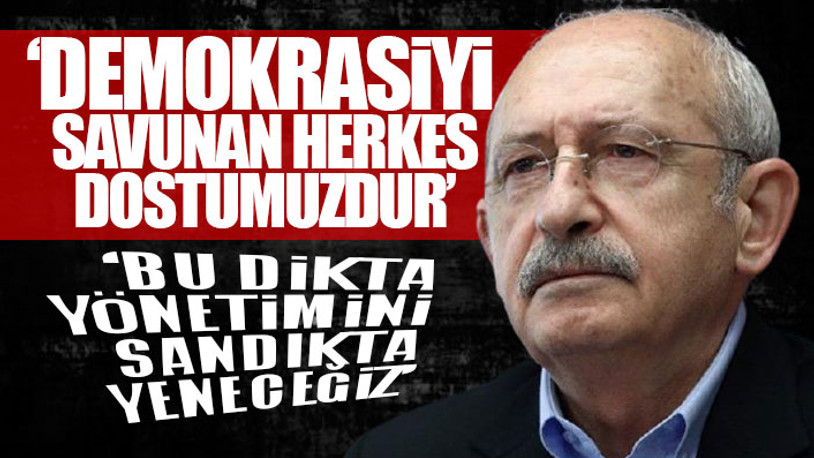Kılıçdaroğlu 'dünya siyaset tarihinde ilk kez' diyerek açıkladı